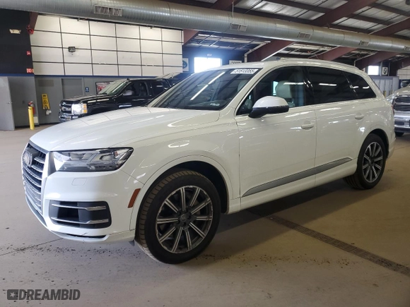 2017 Audi Q7 Premium Plus with VIN WA1LAAF74HD016964, listed as a Copart auction lot 51513355 with 162,565 mi miles and Clean Title. Bid and sale history available at carsss.com. Image 1.