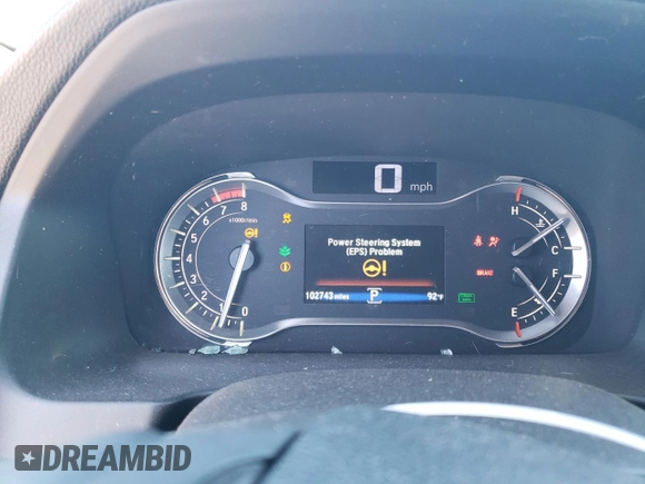 2016 Honda Pilot EX-L with VIN 5FNYF6H50GB008938, listed as a Copart auction lot 50459215 with 102,743 mi miles and Salvage Title. Bid and sale history available at DreamBid. Image 9.