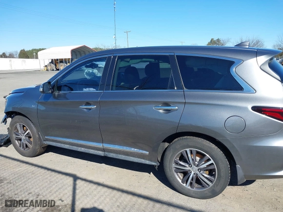 2019 Infiniti QX60 PURE with VIN 5N1DL0MM2KC514743, listed as a IAAI auction lot 41600018 with 65,581 mi miles. Bid and sale history available at carsss.com. Image 14.