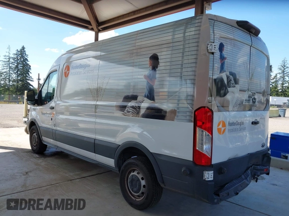 2018 Ford Transit z VIN 1FTYR2CM2JKB35831, wystawiony jako IAAI lot #42326559 z przebiegiem 90 590 mil mil oraz . Historia ofert i sprzedaży dostępna na DreamBid. Obrazek 3.