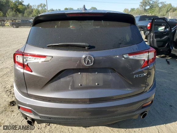 2021 Acura RDX with VIN 5J8TC1H37ML021247, listed as a Copart auction lot 70259844 with 0 mi miles and Salvage Title. Bid and sale history available at carsss.com. Image 6.