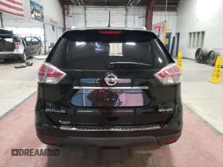 2015 Nissan Rogue SL with VIN 5N1AT2MV3FC896567, listed as a Copart auction lot 50339495 with Not provided miles and Salvage title. Bid and sale history available at DreamBid. Image 6.