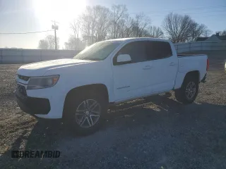 2021 Chevrolet Colorado 2WD Work Truck with VIN 1GCGSBEA9M1100524, listed as a Copart auction lot 42300775 with 44,899 mi miles and Salvage Title. Bid and sale history available at carsss.com. Image 1.