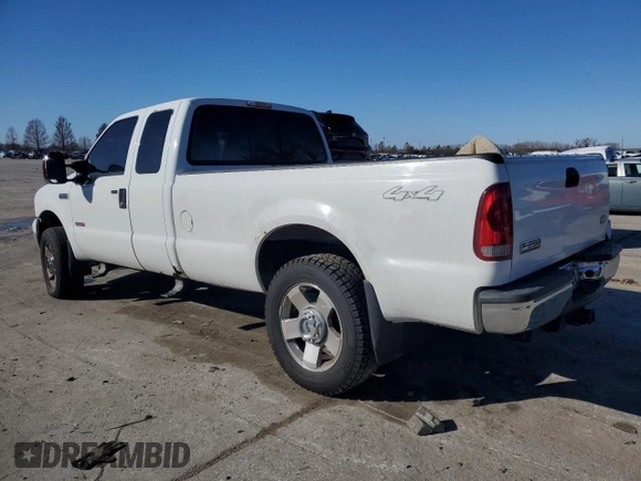 2007 Ford F-250 XL with VIN 1FTSX21P67EA04580, listed as a Copart auction lot 83778264 with 166,015 mi miles and Salvage Title. Bid and sale history available at DreamBid. Image 2.