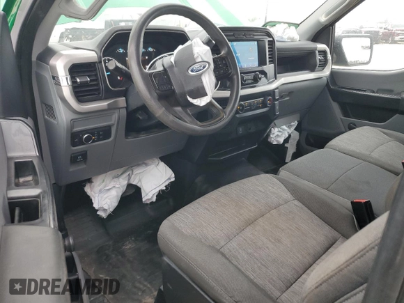 2022 Ford F-150 XL with VIN 1FTMF1CB3NKE30863, listed as a Copart auction lot 51765555 with 26,956 mi miles and Salvage Title. Bid and sale history available at carsss.com. Image 8.