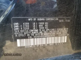2021 Subaru Impreza Premium with VIN 4S3GKAD64M3602675, listed as a Copart auction lot 57650615 with 79,227 mi miles and Salvage title. Bid and sale history available at DreamBid. Image 13.