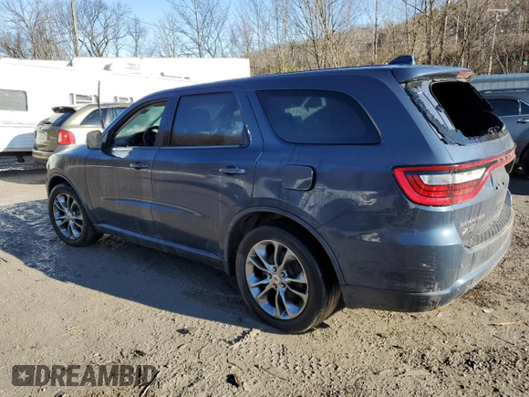 2019 Dodge Durango GT Plus with VIN 1C4RDJDG1KC718280, listed as a Copart auction lot 47232675 with Not Provided miles and Salvage Title. Bid and sale history available at DreamBid. Image 2.