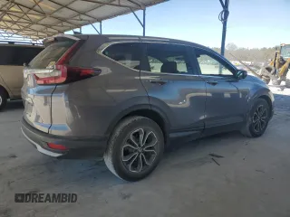 2020 Honda CR-V EX-L with VIN 5J6RW1H80LL007260, listed as a Copart auction lot 47457135 with 95,558 mi miles and Salvage Title. Bid and sale history available at carsss.com. Image 3.