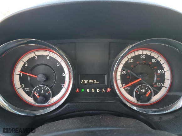 2012 Dodge Grand Caravan SE with VIN 2C4RDGBG8CR380620, listed as a Copart auction lot 48731005 with 200,250 mi miles and Salvage Title. Bid and sale history available at carsss.com. Image 9.
