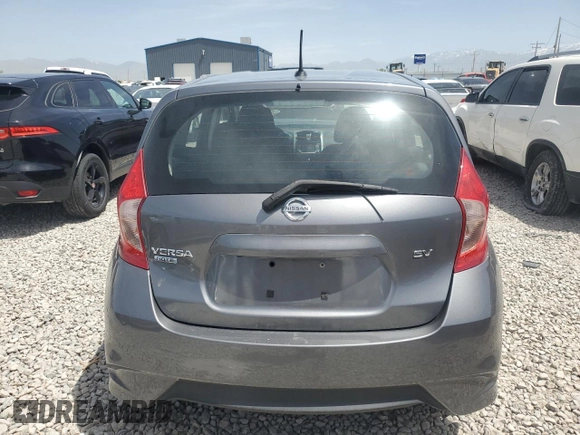 2017 Nissan Note S Plus with VIN 3N1CE2CP5HL381087, listed as a Copart auction lot 56511705 with 67,525 mi miles and Salvage title. Bid and sale history available at DreamBid. Image 6.