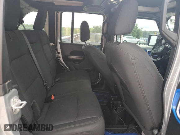 2021 Jeep Wrangler Unlimited Sport S with VIN 1C4HJXDGXMW515137, listed as a Copart auction lot 57226435 with 68,506 mi miles and Salvage title. Bid and sale history available at DreamBid. Image 10.