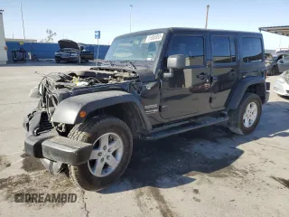 2018 Jeep Wrangler Unlimited Sport with VIN 1C4BJWDG4JL882001, listed as a Copart auction lot 51965055 with 132,836 mi miles and Salvage Title. Bid and sale history available at DreamBid. Image 1.