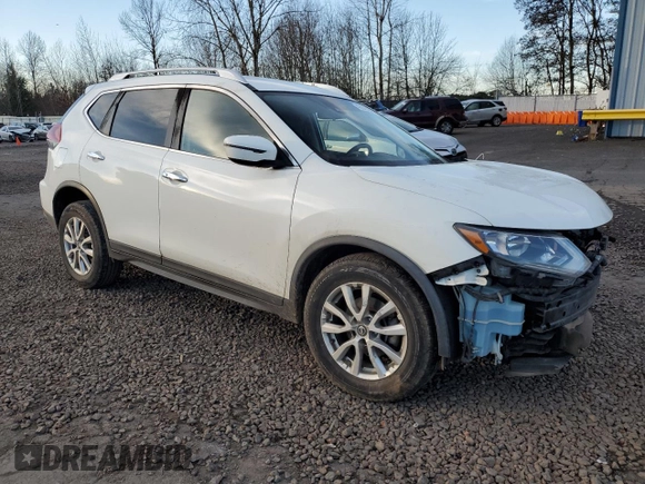 2020 Nissan Rogue SV with VIN KNMAT2MT9LP504439, listed as a Copart auction lot 42045945 with Not provided miles and Salvage title. Bid and sale history available at DreamBid. Image 4.