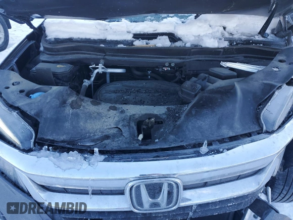 2022 Honda Pilot EX-L with VIN 5FNYF6H56NB098769, listed as a Copart auction lot 46167185 with 60,743 mi miles and Non repairable. Bid and sale history available at DreamBid. Image 12.
