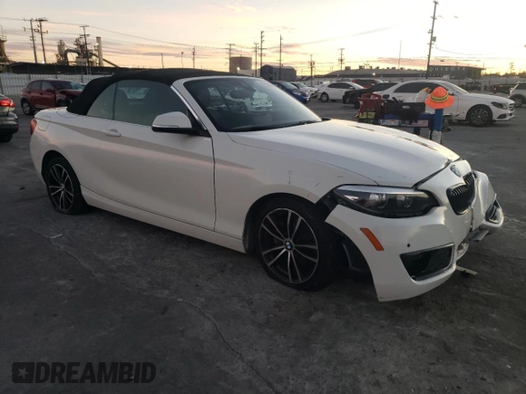 2020 BMW 2 Series 230i xDrive with VIN WBA2K1C01L7F99510, listed as a Copart auction lot 81853974 with 74,743 mi miles and Salvage Title. Bid and sale history available at carsss.com. Image 4.