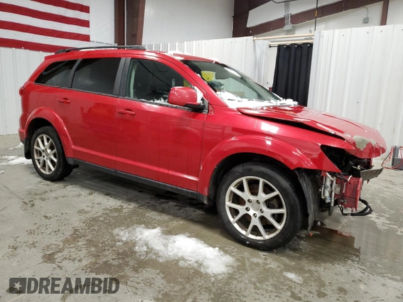 2016 Dodge Journey SXT with VIN 3C4PDDBG6GT190002, listed as a Copart auction lot 51108415 with Not Provided miles and Salvage Title. Bid and sale history available at carsss.com. Image 4.