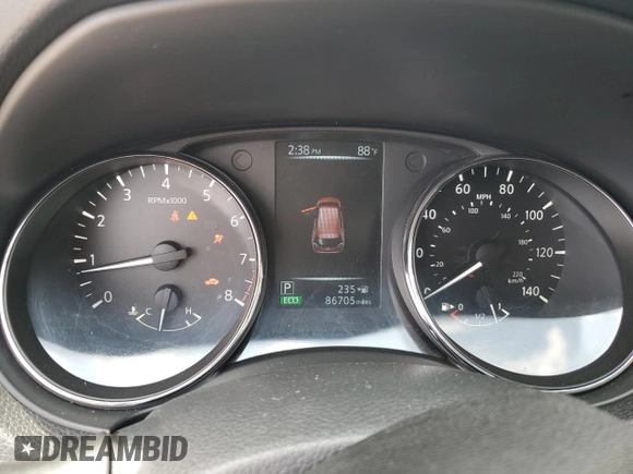 2017 Nissan Rogue S with VIN 5N1AT2MT2HC861133, listed as a Copart auction lot 54749085 with 86,705 mi miles and Salvage title. Bid and sale history available at DreamBid. Image 9.