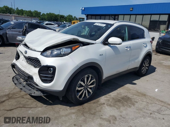 2017 Kia Sportage EX z VIN KNDPNCAC4H7245574, wystawiony jako Copart lot #62147555 z przebiegiem 135 244 mil mil oraz Szkoda całkowita • Salvage title. Historia ofert i sprzedaży dostępna na DreamBid. Obrazek 1.