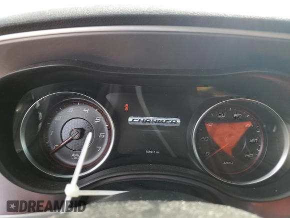 2019 Dodge Charger SXT with VIN 2C3CDXBGXKH657637, listed as a Copart auction lot 53800275 with 109,611 mi miles and Salvage Title. Bid and sale history available at DreamBid. Image 9.