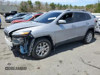 2018 Jeep Cherokee Latitude Plus with VIN 1C4PJMLB5JD585412, listed as a Copart auction lot 54340595 with 93,728 mi miles and Salvage title. Bid and sale history available at DreamBid. Image 1.