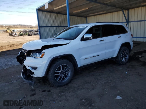 2022 Jeep Grand Cherokee WK Limited with VIN 1C4RJFBG9NC143844, listed as a Copart auction lot 85747384 with 21,092 mi miles and Salvage Title. Bid and sale history available at carsss.com. Image 1.