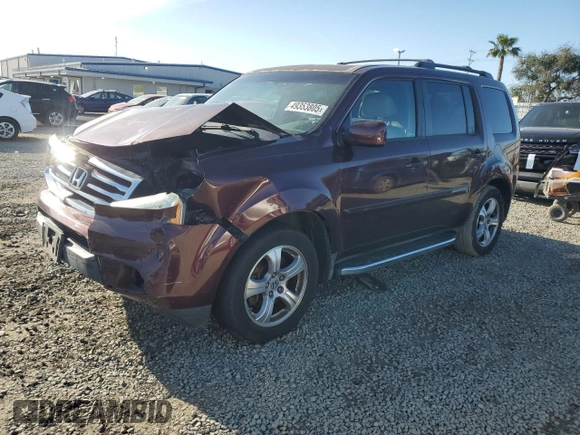 2012 Honda Pilot EX-L with VIN 5FNYF4H64CB019433, listed as a Copart auction lot 49353805 with 177,645 mi miles and Salvage Title. Bid and sale history available at carsss.com. Image 1.