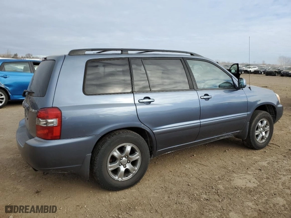 2006 Toyota Highlander with VIN JTEGP21A560097665, listed as a Copart auction lot 83774204 with 165,378 mi miles and Salvage Title. Bid and sale history available at carsss.com. Image 3.