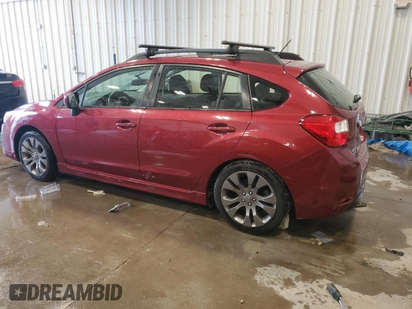 2013 Subaru Impreza Special Sports Premium z VIN JF1GPAL61D1894788, wystawiony jako Copart lot #57669455 z przebiegiem 123 701 mil mil oraz Szkoda całkowita • Salvage title. Historia ofert i sprzedaży dostępna na DreamBid. Obrazek 2.