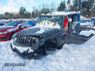 2020 Jeep Wrangler Unlimited Rubicon z VIN 1C4HJXFN5LW176104, wystawiony jako IAAI lot #41332511 z przebiegiem 70 428 mil mil oraz . Historia ofert i sprzedaży dostępna na DreamBid. Obrazek 18.