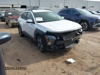 2024 Hyundai Kona SEL with VIN KM8HB3AB7RU181713, listed as a IAAI auction lot 42095983 with 21,569 mi miles. Bid and sale history available at carsss.com. Image 1.