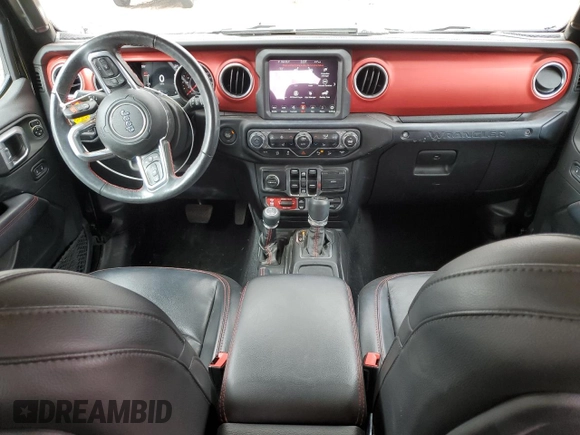 2021 Jeep Wrangler Unlimited Rubicon с VIN 1C4HJXFG7MW586020, выставлен на аукционе Copart как лот 49179395 с пробегом 20 479 миль миль и Списание • Salvage title. История ставок и продаж доступна на DreamBid. Изображение 8.