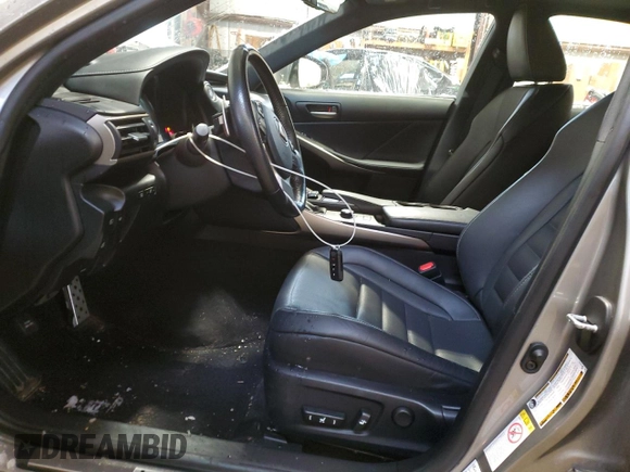 2017 Lexus IS 350 with VIN JTHCE1D25H5014408, listed as a Copart auction lot 88109545 with 63,699 mi miles and Salvage title. Bid and sale history available at DreamBid. Image 7.