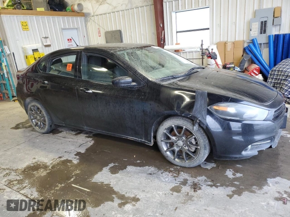 2013 Dodge Dart SXT with VIN 1C3CDFBA1DD295025, listed as a Copart auction lot 58530174 with 211,872 mi miles and Salvage Title. Bid and sale history available at carsss.com. Image 4.