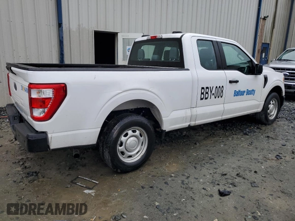 2021 Ford F-150 XL z VIN 1FTEX1CB3MKD68381, wystawiony jako Copart lot #55253185 z przebiegiem 71 559 mil mil oraz Czysty tytuł • Clean title. Historia ofert i sprzedaży dostępna na DreamBid. Obrazek 3.