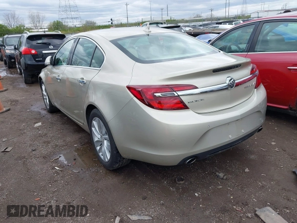 2014 Buick Regal Premium I with VIN 2G4GN5EX0E9169205, listed as a IAAI auction lot 42037716 with 157,452 mi miles. Bid and sale history available at carsss.com. Image 3.