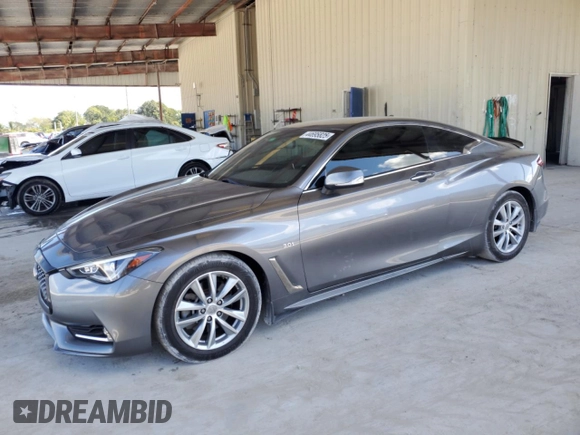2018 Infiniti Q60 Luxe with VIN JN1EV7EK8JM342142, listed as a Copart auction lot 44695825 with 100,389 mi miles and Non Repairable. Bid and sale history available at DreamBid. Image 1.