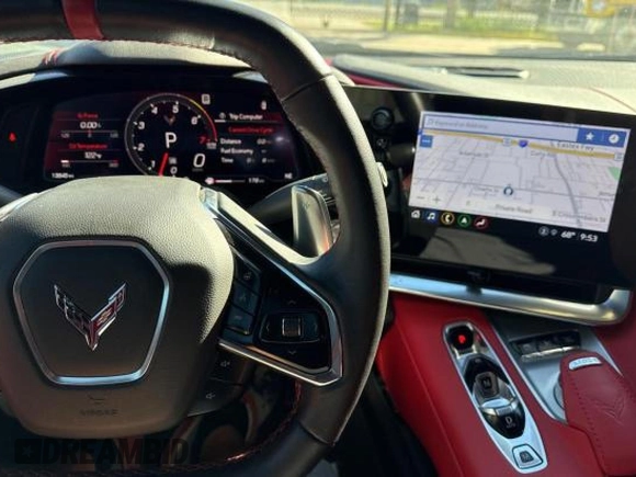 2022 Chevrolet Corvette 2LT with VIN 1G1YB2D47N5110763, listed as a Copart auction lot 81066264 with 13,845 mi miles and Salvage Title. Bid and sale history available at carsss.com. Image 9.