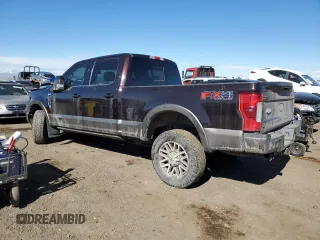 2018 Ford Super Duty F-250 SRW XL with VIN 1FT7W2BTXJEB60116, listed as a Copart auction lot 45531455 with 126,307 mi miles and Salvage Title. Bid and sale history available at carsss.com. Image 2.