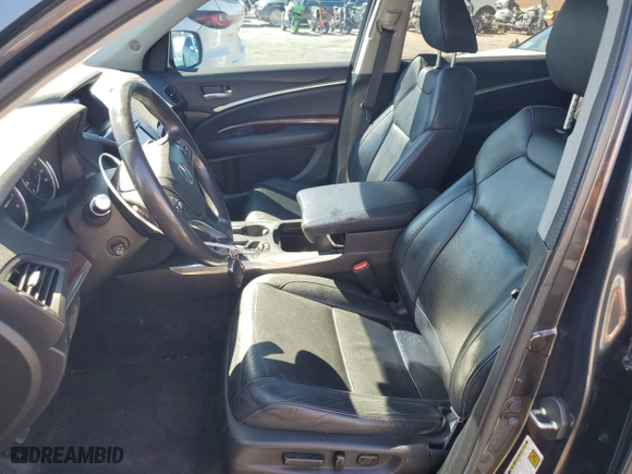 2014 Acura MDX Tech Pkg with VIN 5FRYD3H49EB005026, listed as a Copart auction lot 50574725 with 122,881 mi miles and Salvage Title. Bid and sale history available at carsss.com. Image 7.