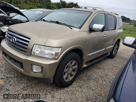 2005 Infiniti QX56 with VIN 5N3AA08C65N809550, listed as a Copart auction lot 74873484 with 224,862 mi miles and Salvage Title. Bid and sale history available at carsss.com. Image 1.