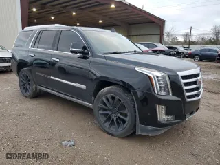 2017 Cadillac Escalade Premium Luxury with VIN 1GYS3CKJ4HR337750, listed as a Copart auction lot 87628035 with 107,142 mi miles and Clean Title. Bid and sale history available at carsss.com. Image 4.
