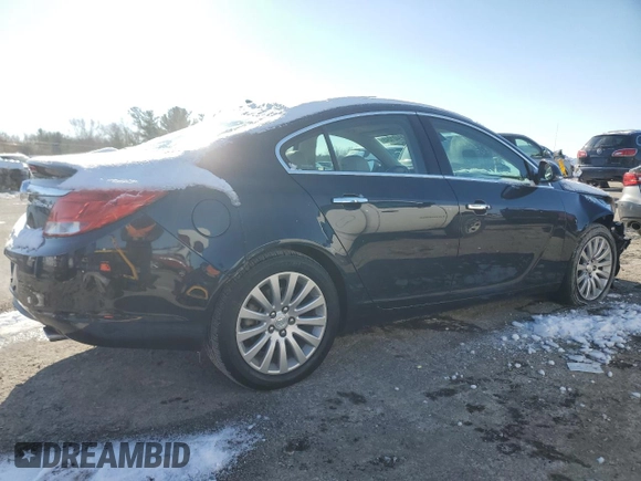 2013 Buick Regal Turbo Premium 2 with VIN 2G4GT5GV1D9194386, listed as a Copart auction lot 89401045 with 49,371 mi miles and Salvage Title. Bid and sale history available at DreamBid. Image 3.