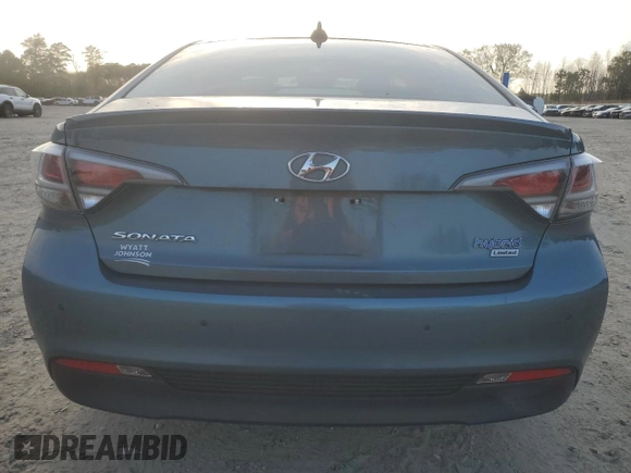 2016 Hyundai Sonata Hybrid Limited with VIN KMHE34L17GA014812, listed as a Copart auction lot 51714225 with 140,580 mi miles and Clean Title. Bid and sale history available at carsss.com. Image 6.