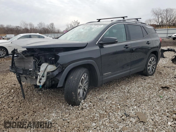 2019 GMC Terrain SLT with VIN 3GKALVEX0KL382653, listed as a Copart auction lot 48176825 with 52,509 mi miles and Salvage Title. Bid and sale history available at carsss.com. Image 1.
