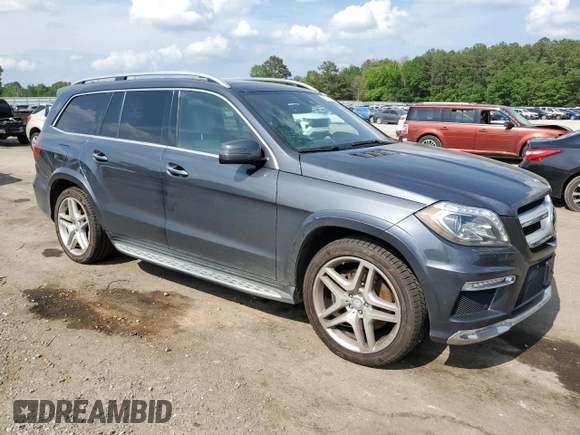 2014 Mercedes-Benz GL with VIN 4JGDF7DE3EA429743, listed as a Copart auction lot 51573094 with 96,225 mi miles and Salvage Title. Bid and sale history available at carsss.com. Image 4.
