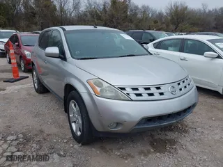 2004 Nissan Murano SE with VIN JN8AZ08W54W313099, listed as a IAAI auction lot 41502593 with 174,063 mi miles. Bid and sale history available at carsss.com. Image 1.