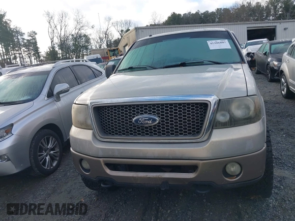 2006 Ford F-150 XLT with VIN 1FTPX14V56FB12045, listed as a IAAI auction lot 41206807 with 319,930 mi miles. Bid and sale history available at carsss.com. Image 12.