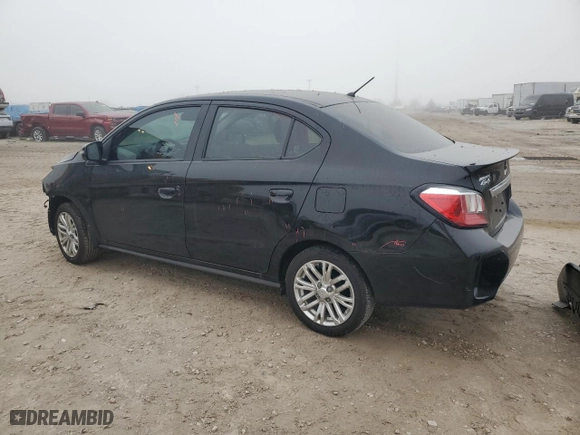 2024 Mitsubishi Mirage G4 SE with VIN ML32FVFJ3RHF04163, listed as a Copart auction lot 43571705 with 8,731 mi miles and Salvage Title. Bid and sale history available at carsss.com. Image 2.