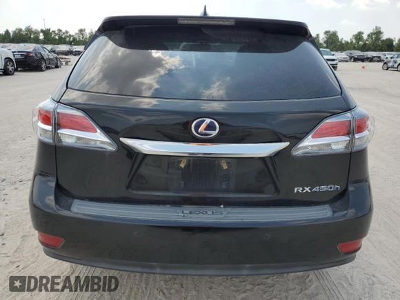2014 Lexus RX 450h with VIN JTJZB1BA1E2413678, listed as a Copart auction lot 68524544 with 104,784 mi miles and Salvage title. Bid and sale history available at DreamBid. Image 6.