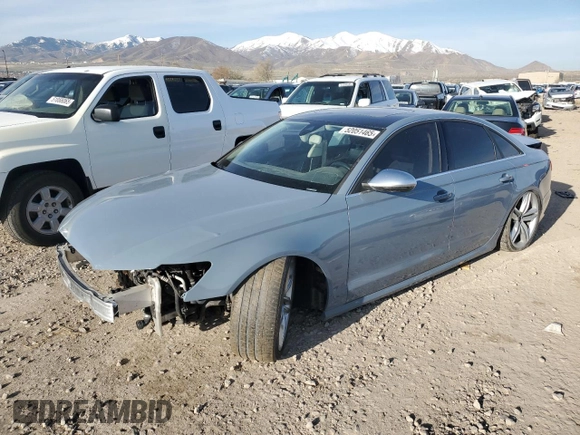 2013 Audi S6 Prestige with VIN WAUF2AFC4DN138318, listed as a Copart auction lot 52051465 with 0 mi miles and Salvage Title. Bid and sale history available at carsss.com. Image 1.